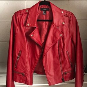 Faux Leather Jacket (Never Worn)